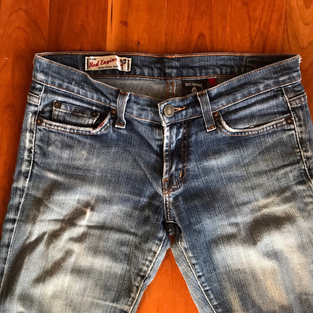 Red Engine Jeans - Picture 2 of 4